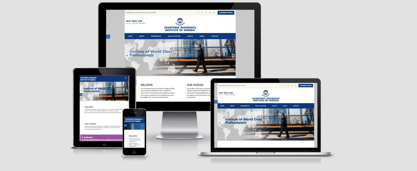New Chartered Insurance Institute of Nigeria (CIIN) Website Launch