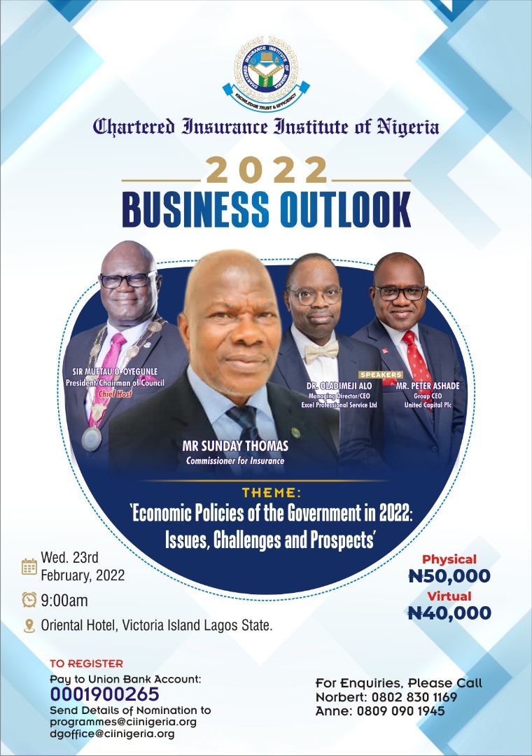 2022 CIIN BUSINESS OUTLOOK SEMINAR - REQUEST FOR NOMINATION