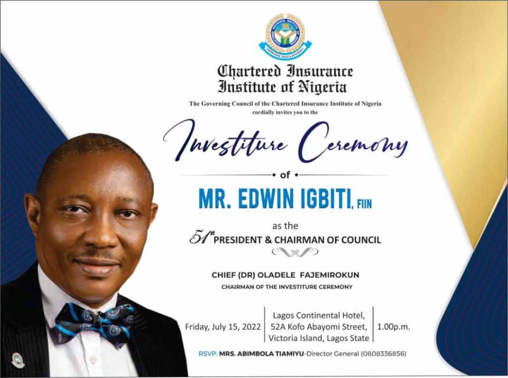 Investiture Ceremony of the 51st President of CIIN - CHARTERED ...