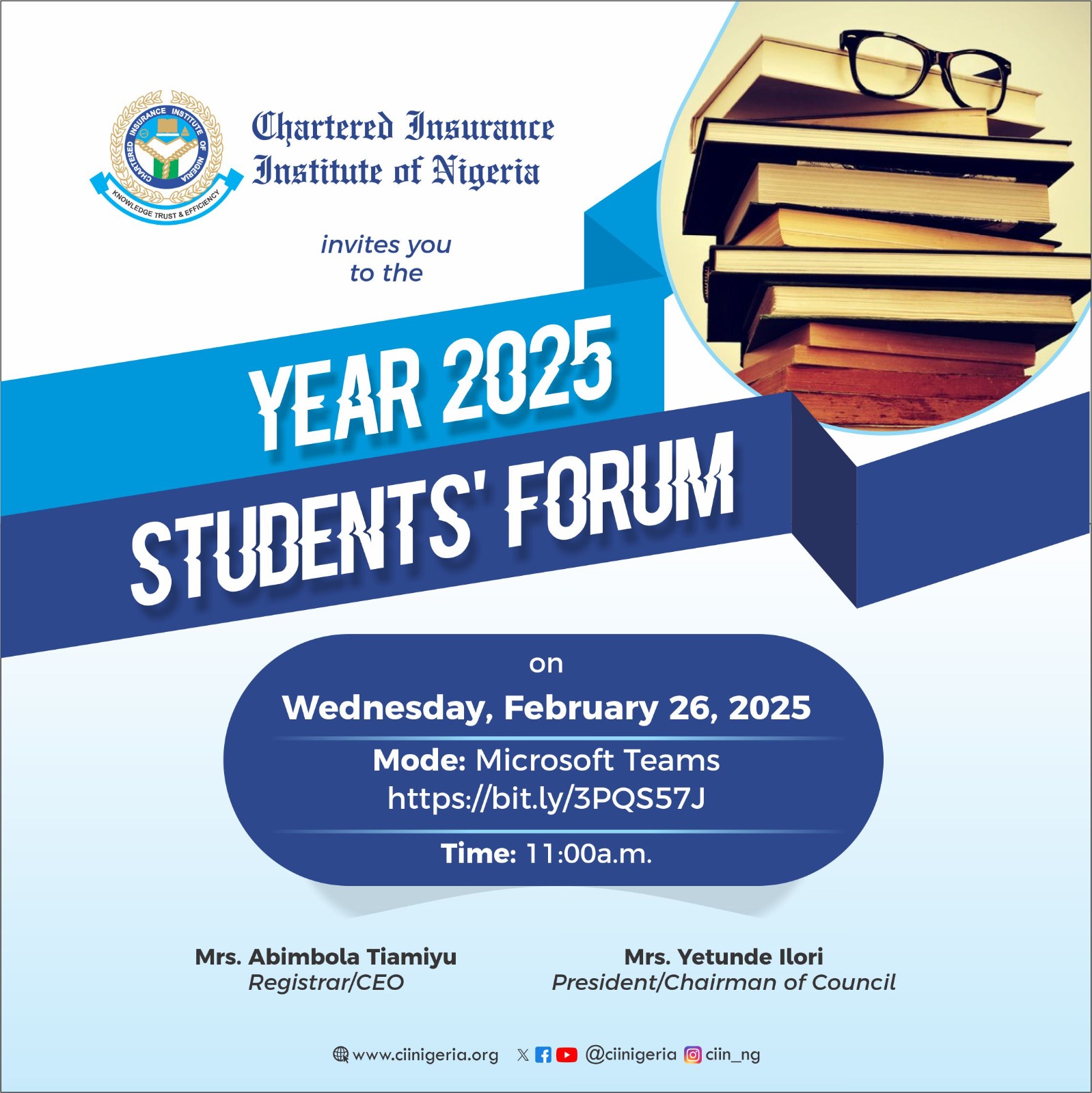 YEAR 2025 STUDENTS' FORUM